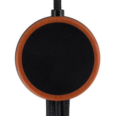 Kabel 3w1 z podświetlanym logo w drewnianej obudowie - LH-ZM04