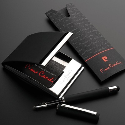 Zestaw etui na wizytówki i pióro kulkowe touch pen CONCORDE Pierre Cardin