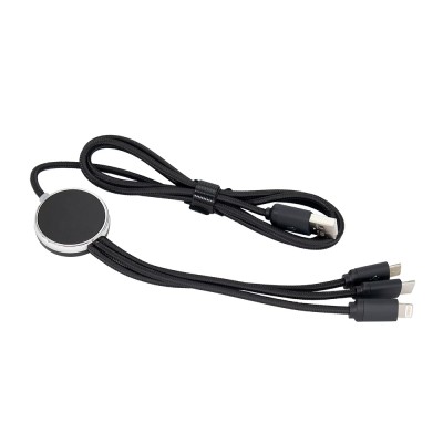Kabel 3w1 z podświetlanym logo długi 120 cm, W201TG