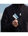 Ski-pass z karabińczykiem, czarny