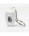 Brelok Toothy z nicią dentystyczną, biały