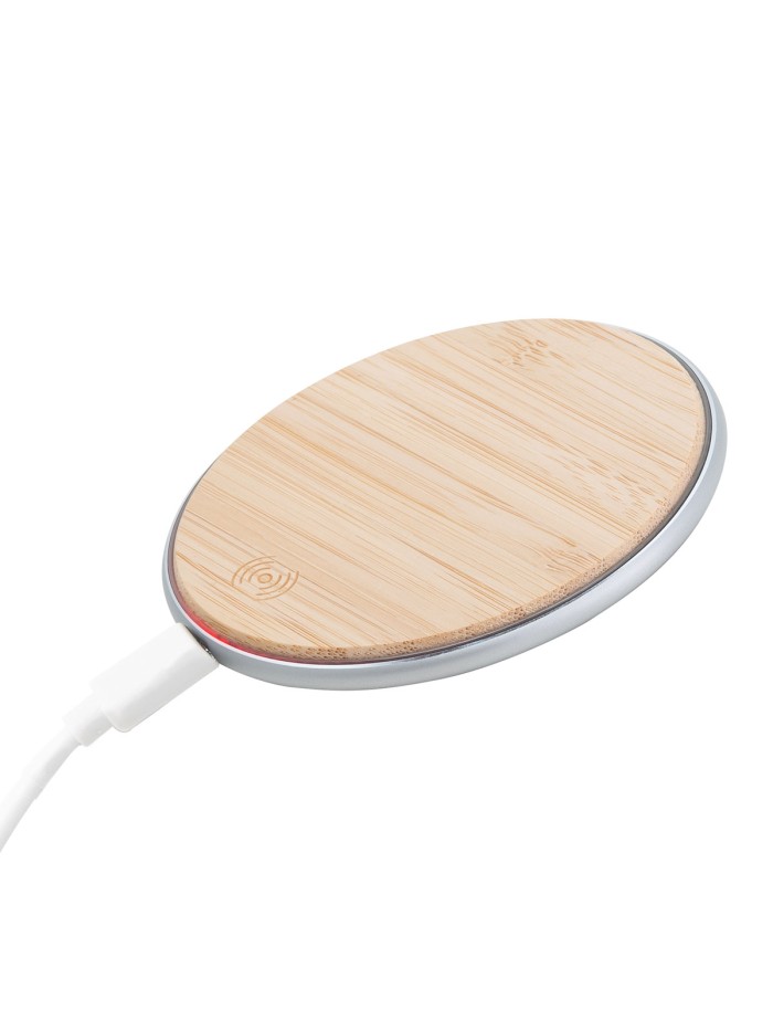 Ładowarka indukcyjna Top Bamboo, brązowy