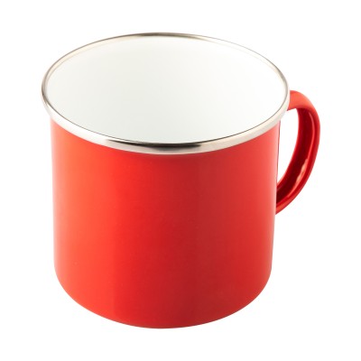 Kubek emaliowany Oldschool 500 ml, granatowy