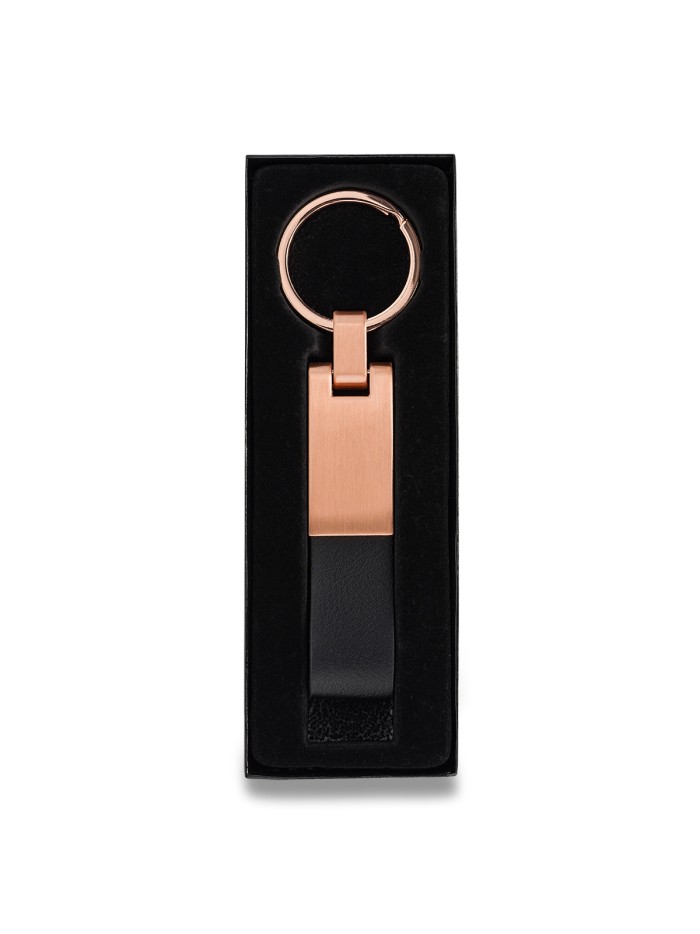 Brelok metalowy Rosa, czarny