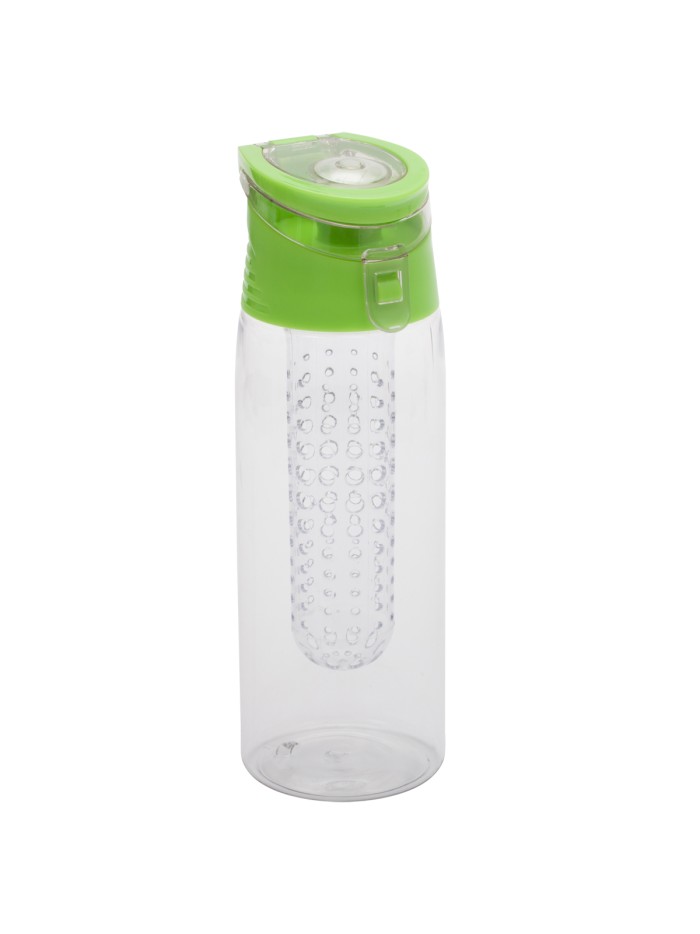 Bidon Frutello 700 ml, szary/transparentny