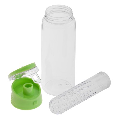Bidon Frutello 700 ml, szary/transparentny