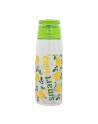 Bidon Frutello 700 ml, szary/transparentny