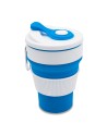 Kubek silikonowy Flexi 350 ml, niebieski