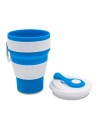 Kubek silikonowy Flexi 350 ml, niebieski