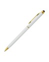 Długopis plastikowy Touch Pointer, biały