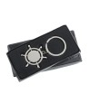 Brelok metalowy Steering Wheel, srebrny