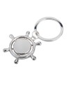 Brelok metalowy Steering Wheel, srebrny