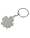 Brelok metalowy Clover, srebrny
