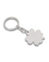 Brelok metalowy Clover, srebrny