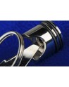 Brelok metalowy Piston, srebrny