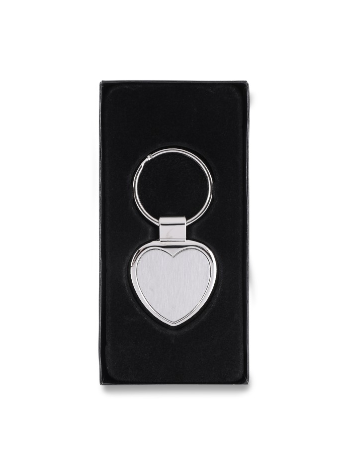 Brelok metalowy Stout Heart, srebrny