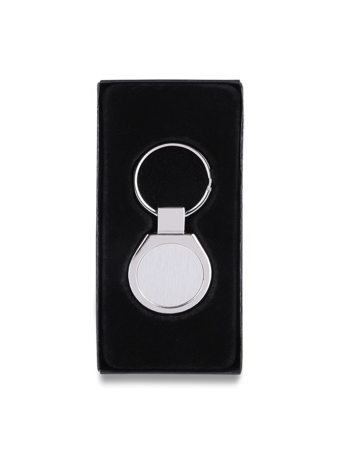 Brelok metalowy Metal Promo, srebrny