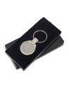 Brelok metalowy Metal Promo, srebrny