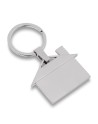 Brelok metalowy House, srebrny