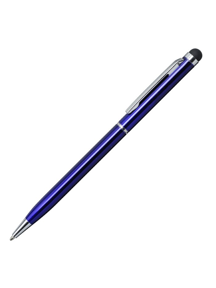 Długopis aluminiowy Touch Tip, srebrny