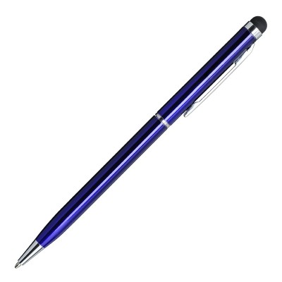 Długopis aluminiowy Touch Tip, srebrny