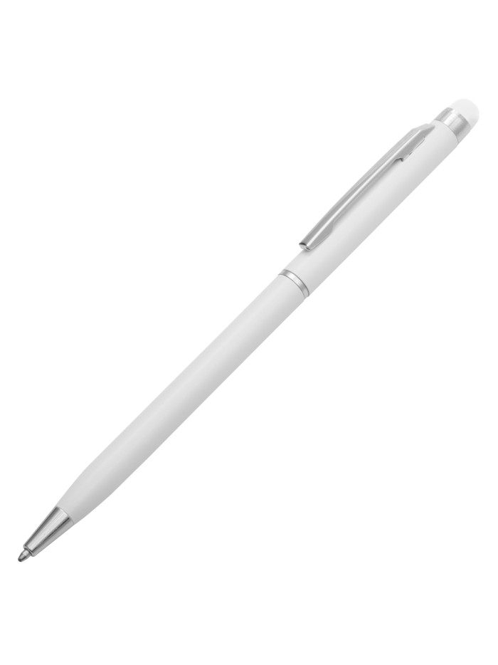 Długopis aluminiowy Touch Tip, srebrny