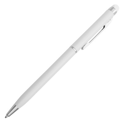 Długopis aluminiowy Touch Tip, srebrny