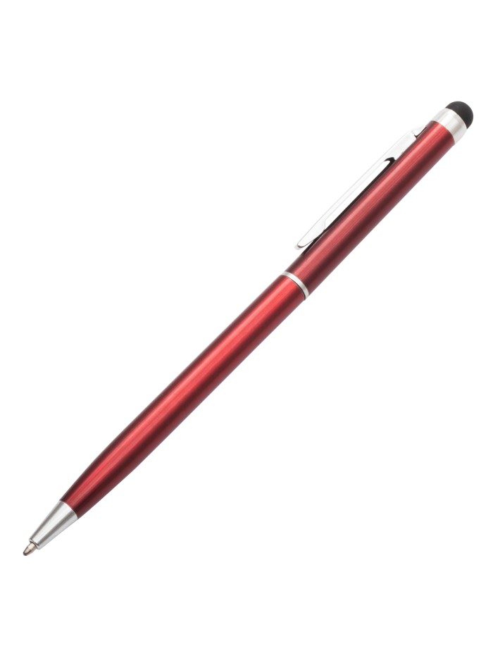 Długopis aluminiowy Touch Tip, srebrny