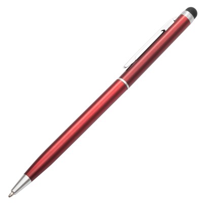 Długopis aluminiowy Touch Tip, srebrny