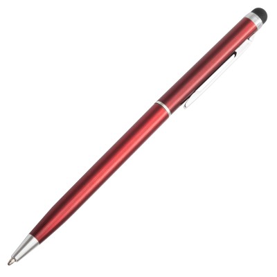 Długopis aluminiowy Touch Tip, srebrny