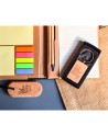 Notes memo 100x180/70k linia Kraft Paper, czarny/beżowy