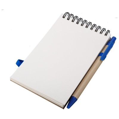 Notes Kraft z długopisem, czarny/beżowy