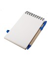 Notes Kraft z długopisem, czarny/beżowy