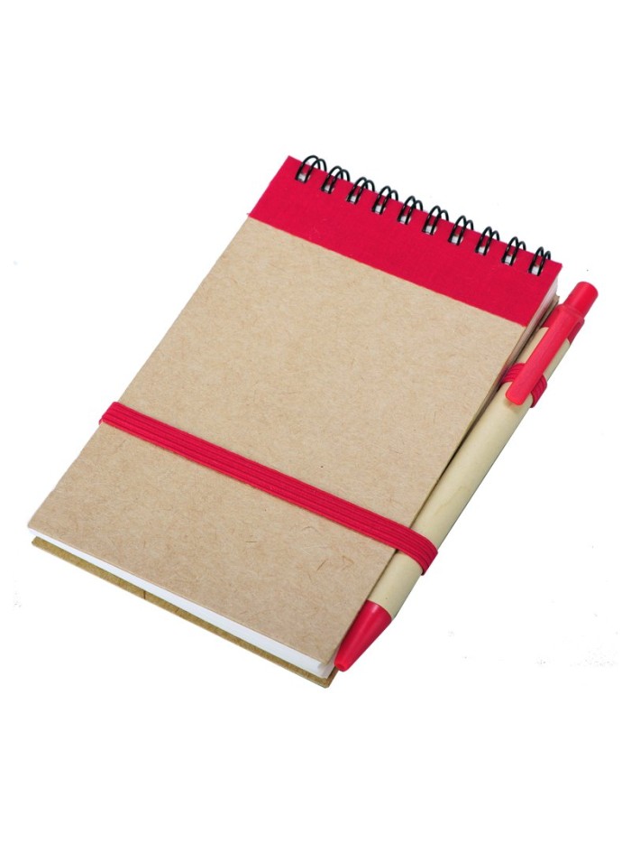 Notes Kraft z długopisem, czarny/beżowy