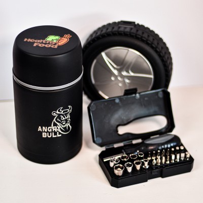 Pojemnik próżniowy Termo 800 ml, czarny