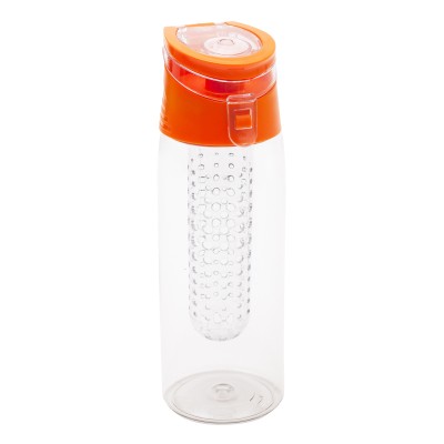 Bidon Frutello 700 ml, szary/transparentny