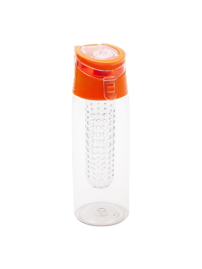 Bidon Frutello 700 ml, szary/transparentny