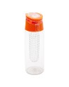 Bidon Frutello 700 ml, szary/transparentny