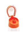 Bidon Frutello 700 ml, szary/transparentny