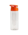 Bidon Frutello 700 ml, szary/transparentny