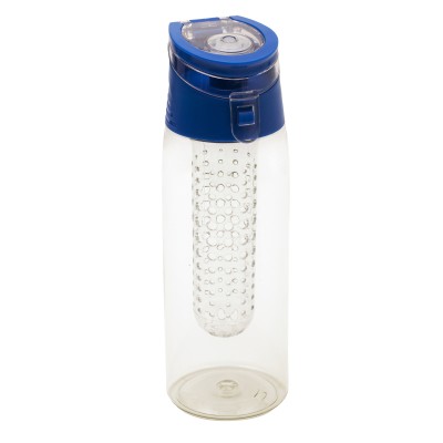 Bidon Frutello 700 ml, szary/transparentny