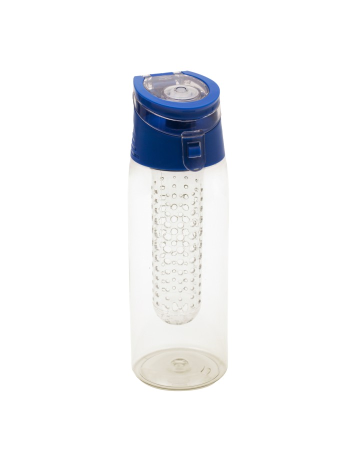 Bidon Frutello 700 ml, szary/transparentny