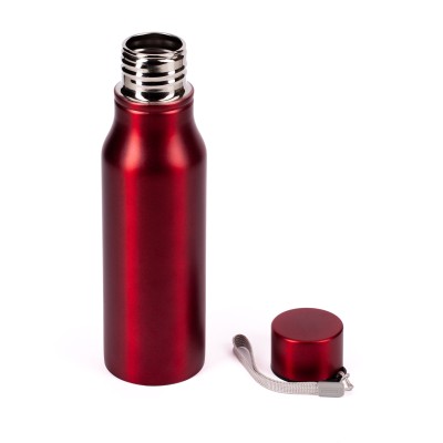 Bidon stalowy Fun Tripping 700 ml, srebrny