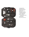 Zestaw narzędzi Smart DIY, czarny/czerwony