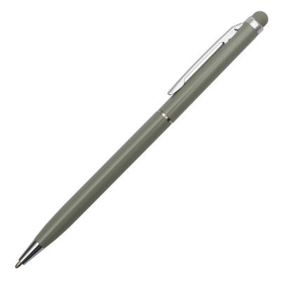 Długopis aluminiowy Touch Tip, srebrny