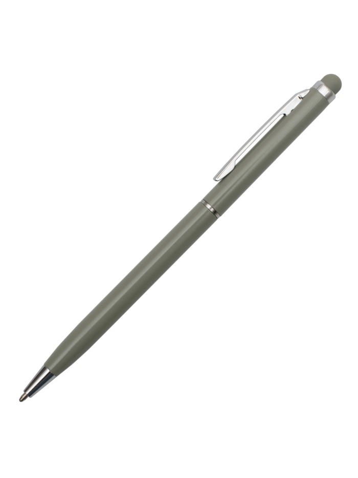 Długopis aluminiowy Touch Tip, srebrny
