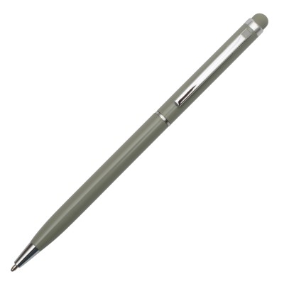 Długopis aluminiowy Touch Tip, srebrny