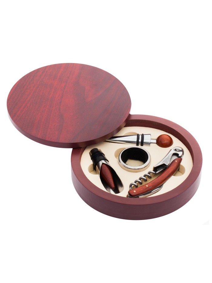 Zestaw do wina Limoges, bordowy