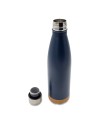 Butelka termiczna z korkowym spodem Jowi 500 ml, granatowy