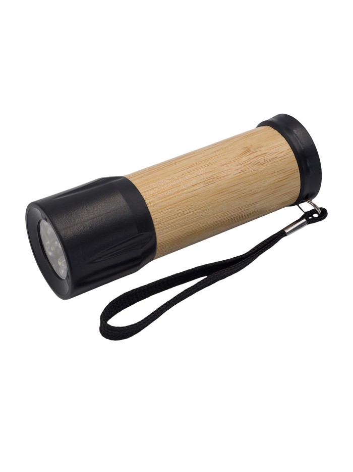 Latarka LED Baldo, brązowy